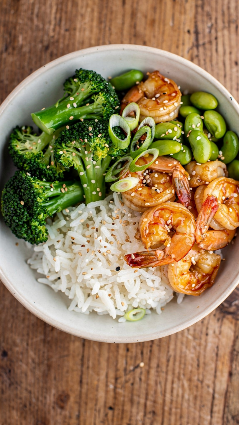 Teriyaki Shrimp Bowl