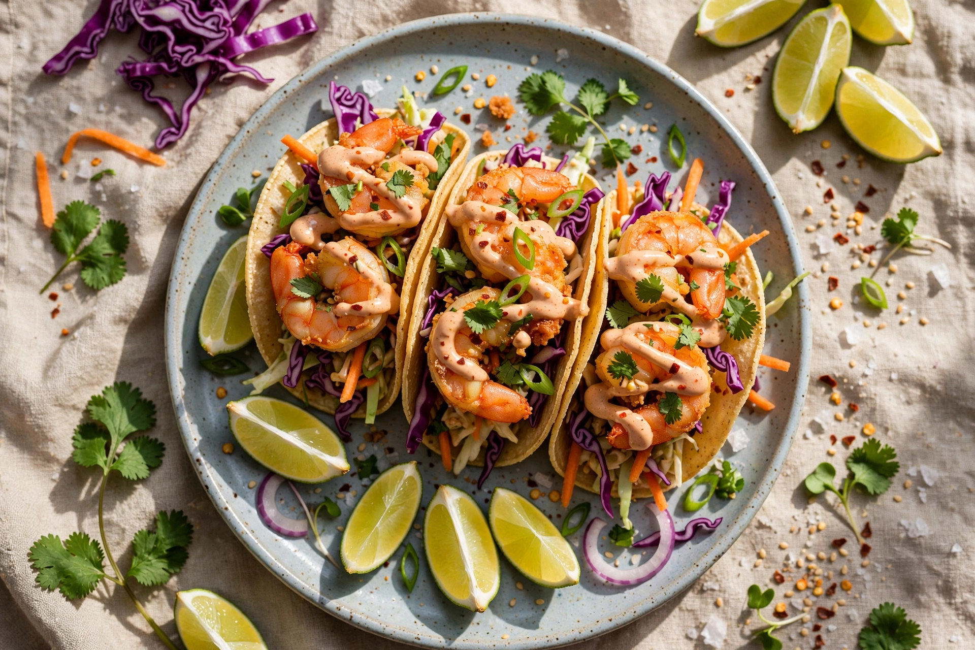 Bang Bang Shrimp Tacos