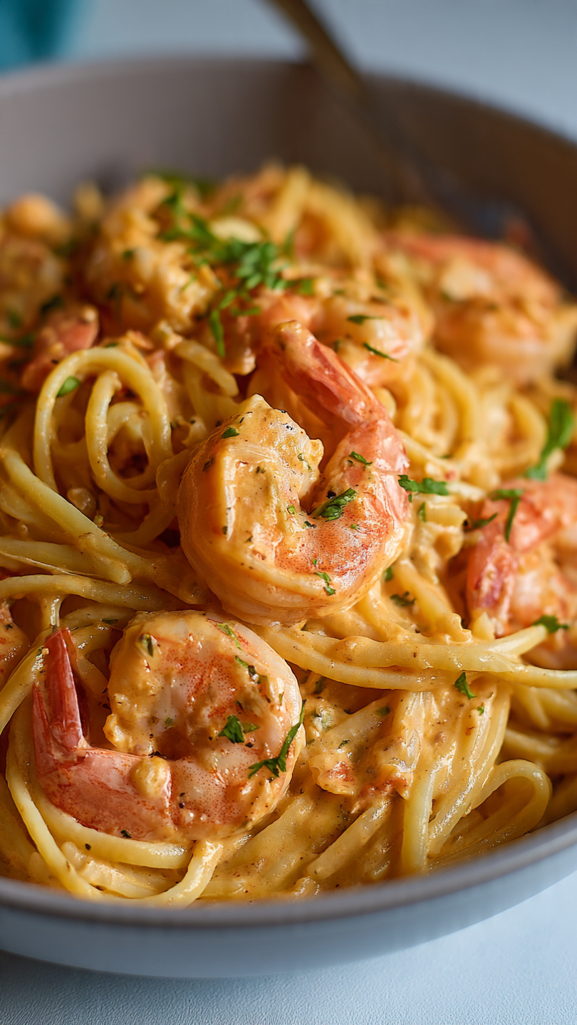 Cajun Shrimp Pasta with Spicy Cream Sauce