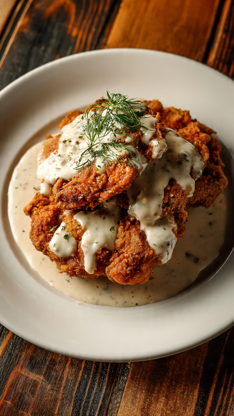 Country Fried Cubed Steak and Gravy