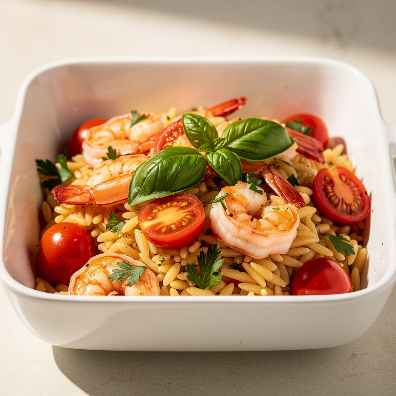 Marry Me Shrimp and Orzo Pasta