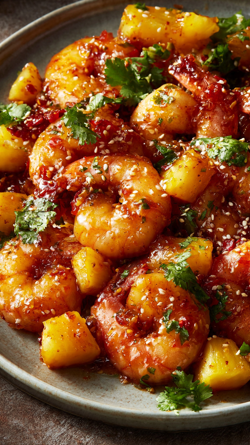 Sweet Chili Pineapple Shrimp