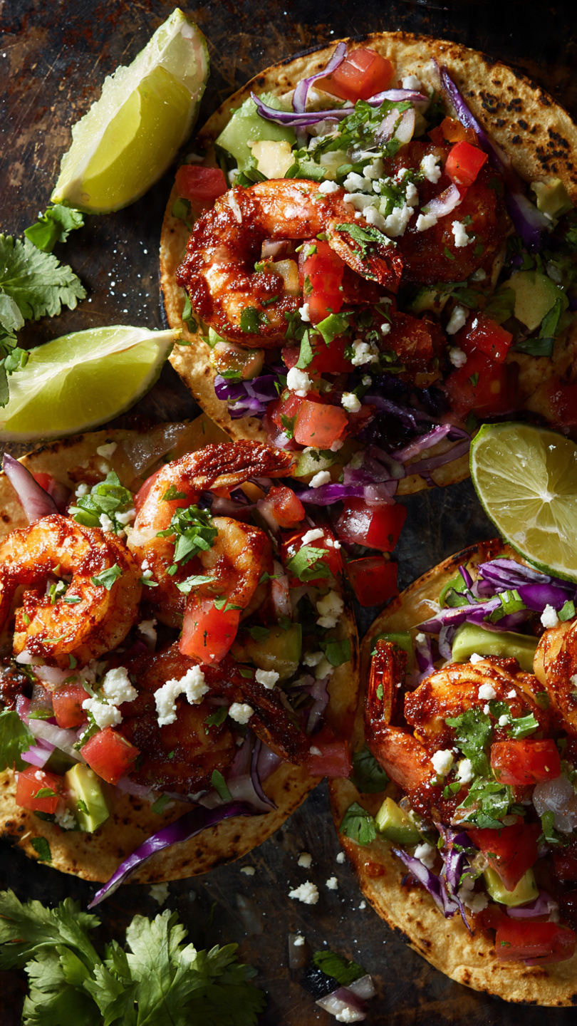 Whole30 Blackened Shrimp Tacos